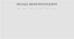 Desktop Screenshot of michaelminerphotography.com