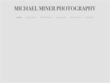 Tablet Screenshot of michaelminerphotography.com